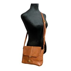 VINTAGE Mark Jacobs brown leather crossbody bag